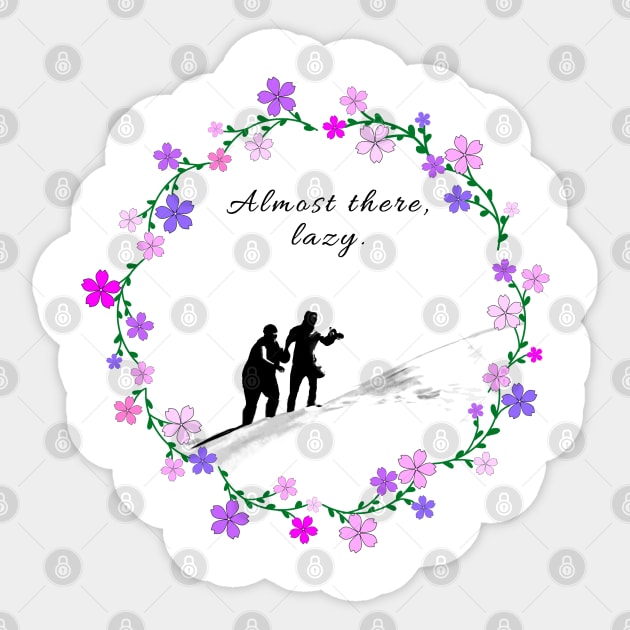 Nicole and Azan - almost there wreath Sticker by Ofthemoral